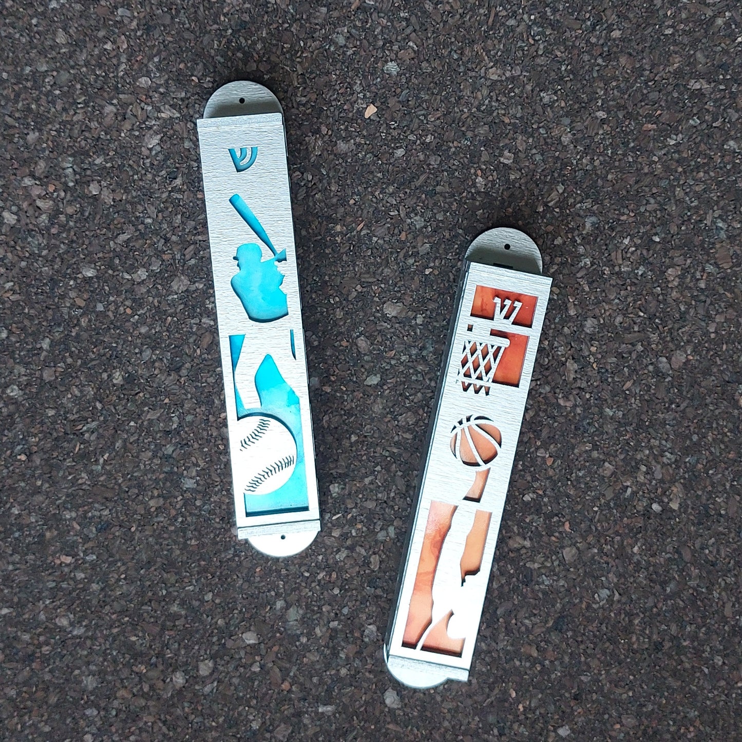 basketball mezuzah - 1 inch // Birthday Gift // Baby Shower