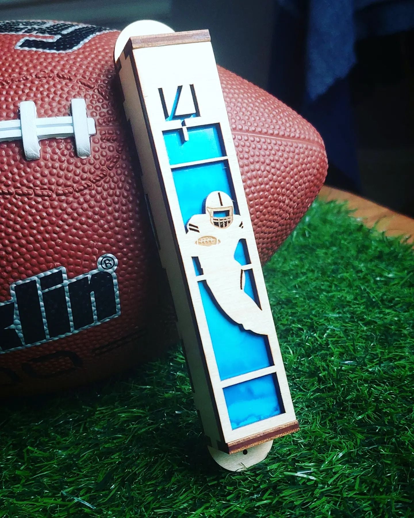 Football Mezuzah - 1 inch // Birthday Gift // Baby Shower