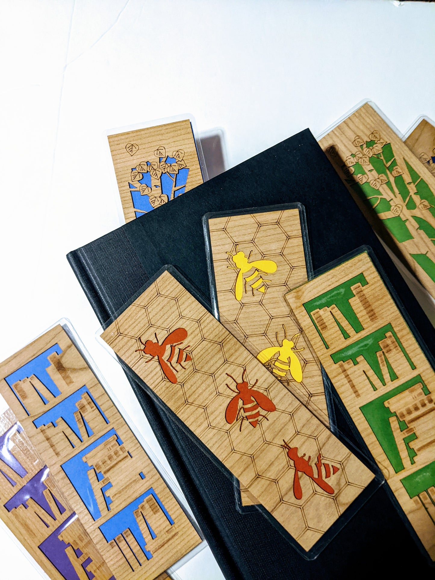 Laminated Cherry Wood Bookmarks