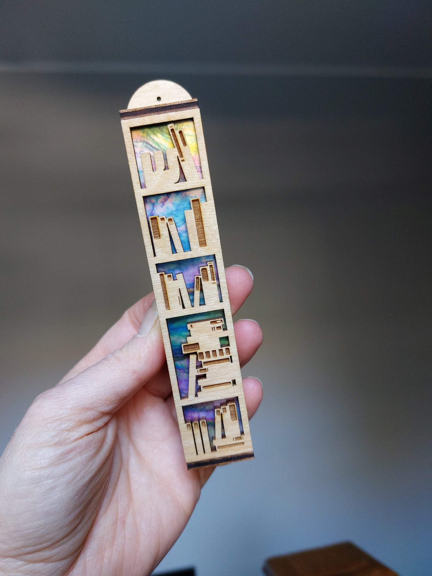 Book Lover Mezuzah 6" - Wedding Gift // Bat Mitzvah // Librarian // Reader