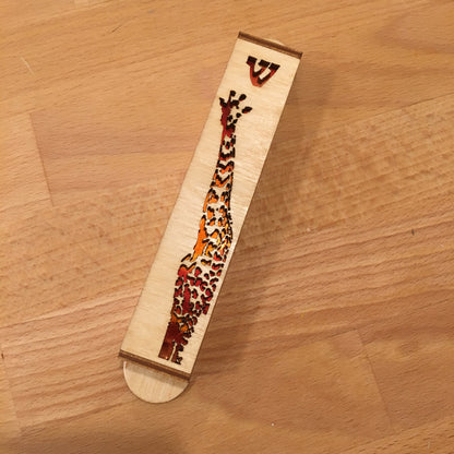 Giraffe Mezuzah - 1 inch // Housewarming // Baby Gift