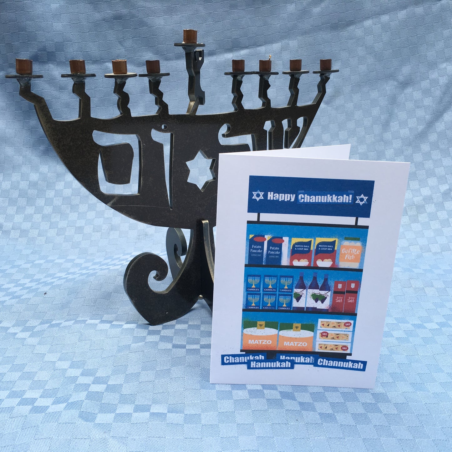 Funny Supermarket Channukah Card