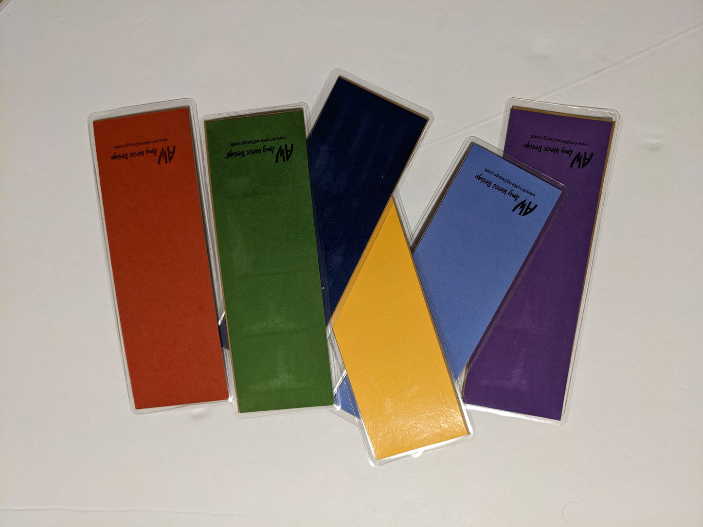 Laminated Cherry Wood Bookmarks
