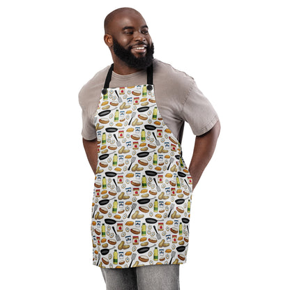 Hanukah Pattern Apron