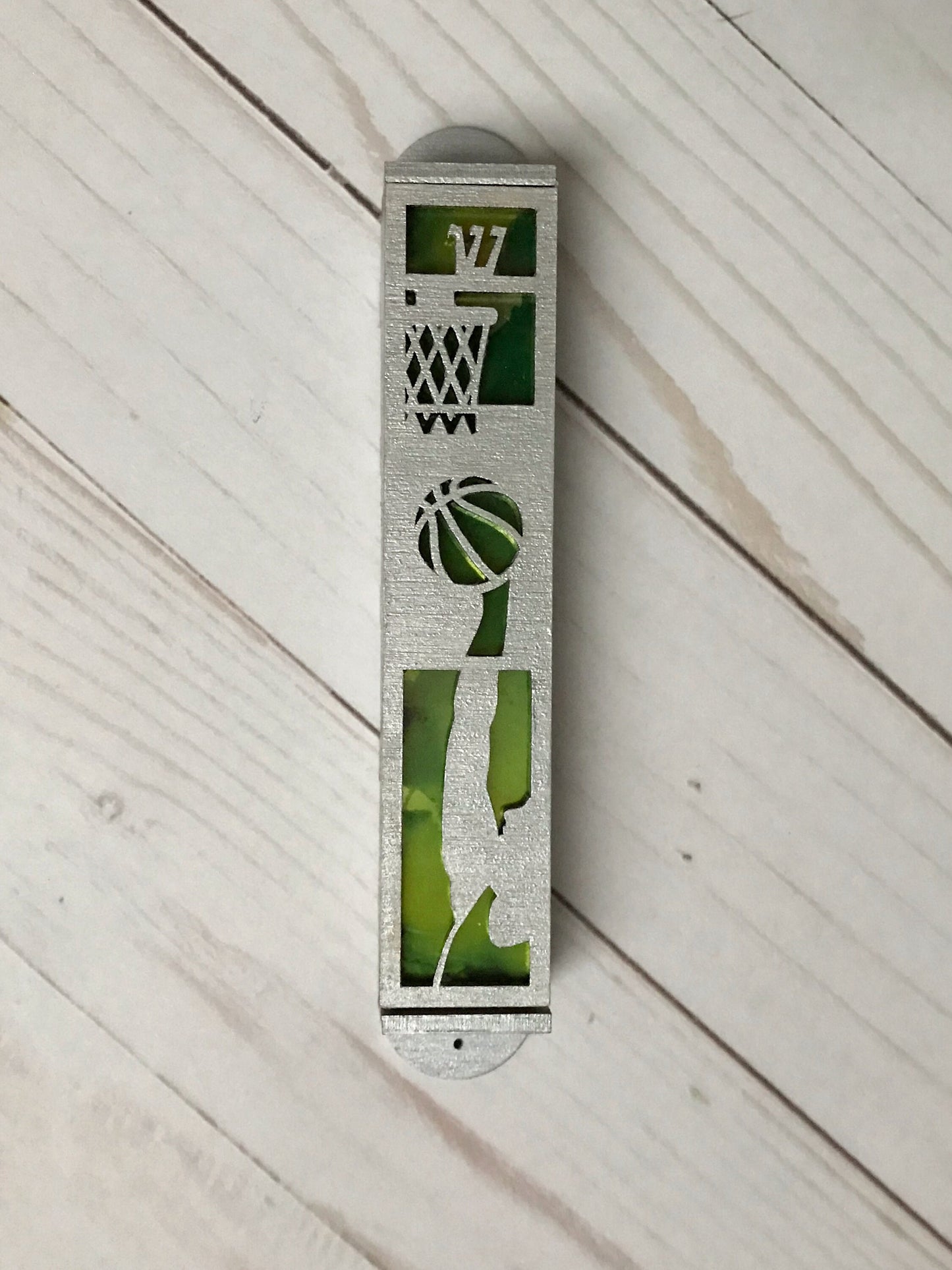 basketball mezuzah - 1 inch // Birthday Gift // Baby Shower