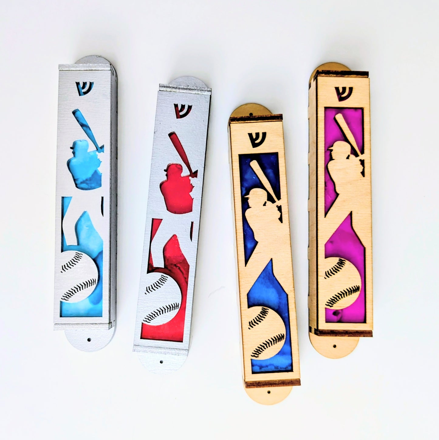 Women's softball/baseball Mezuzah - 1 inch