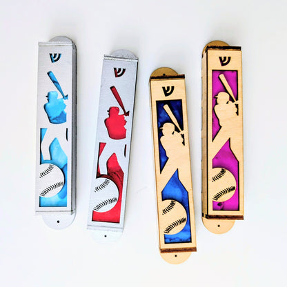 Women's softball/baseball Mezuzah - 1 inch