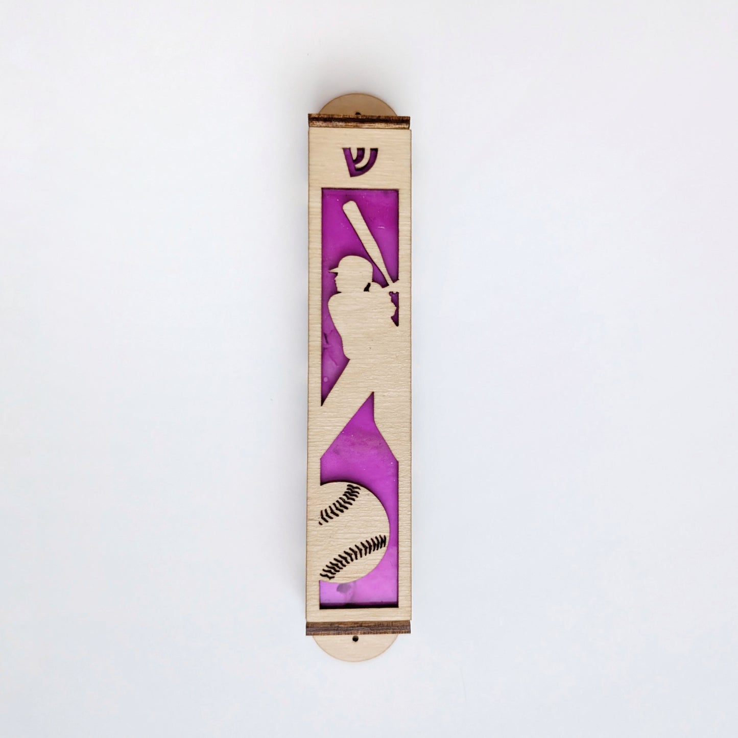 Women's softball/baseball Mezuzah - 1 inch