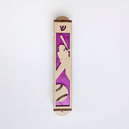 Women's softball/baseball Mezuzah - 1 inch